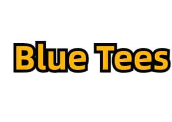 blue tees new logo