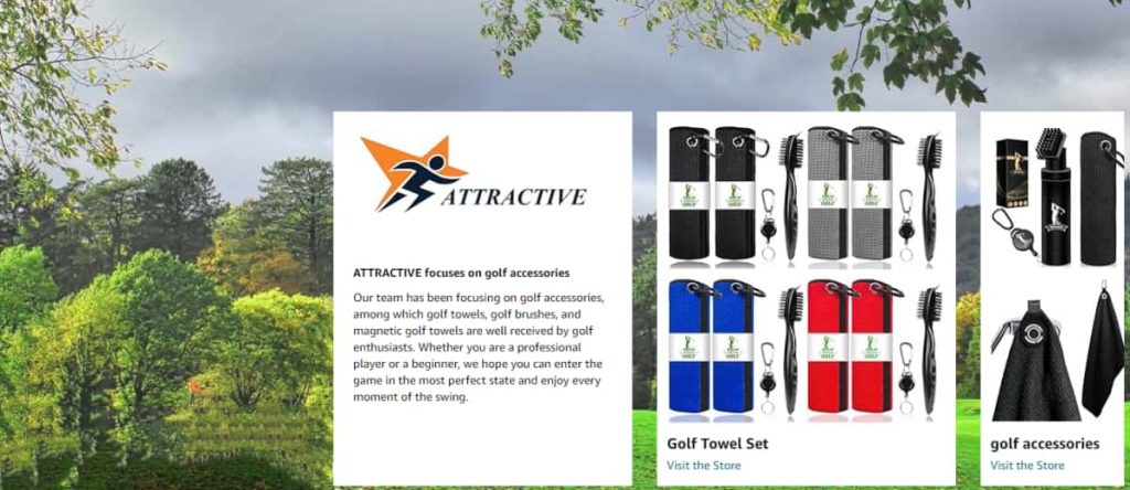 ATTRACTIVE Golf Towels image