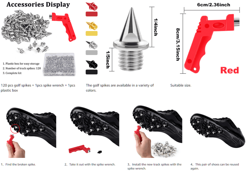 JULMELON Golf Shoe Spikes image