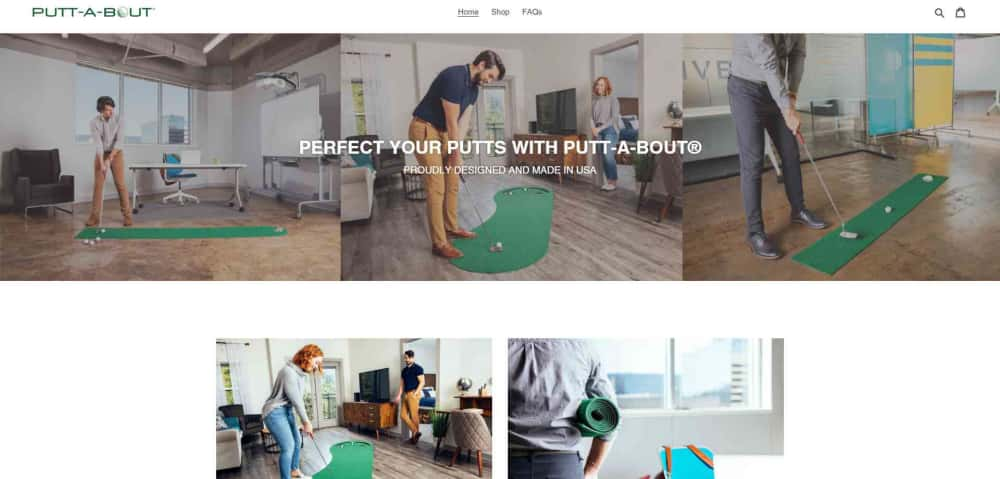 PUTT-A-BOUT Golf WebPage